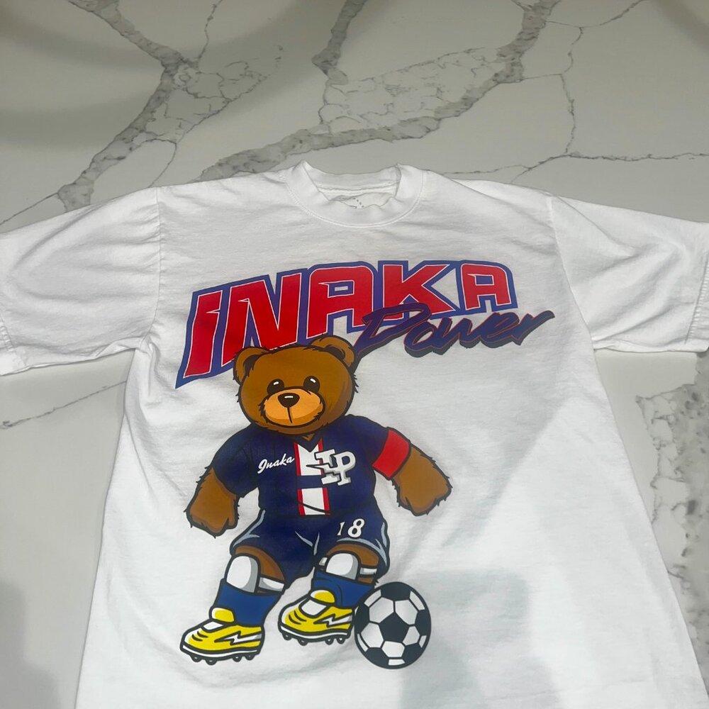 Inaka Graphic Soccer T-Shirt (White)